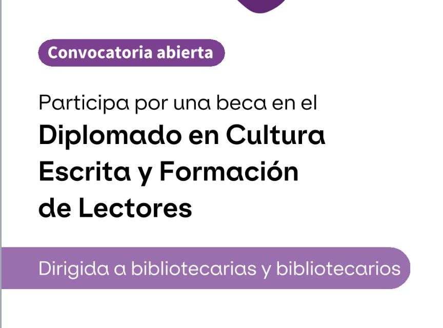 Convocan una beca para participar del diplomado virtual Cultura Escrita y Formación de Lectores