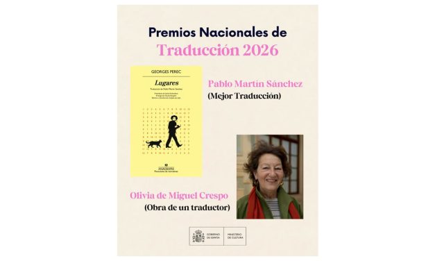 Olivia de Miguel y Pablo Martín Sánchez, reconocidos con los Premios Nacionales de España de Traducción 2026