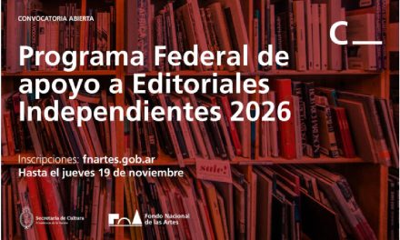 El Fondo Nacional de las Artes de Argentina abre la convocatoria de su programa para editoriales independientes
